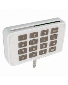 Audio jack smart card reader with PIN pad with EMV L1 and L2